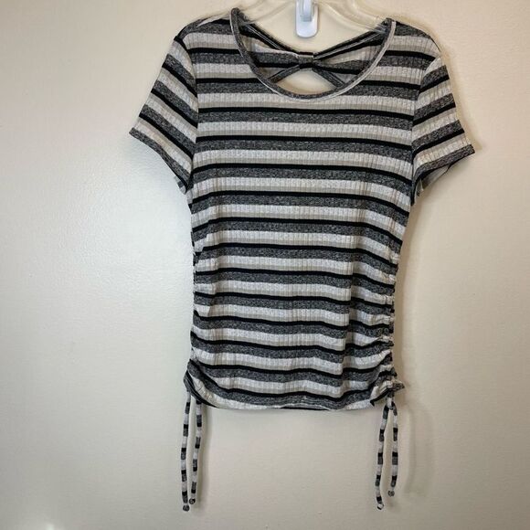 BCX| Large| Open back| Stretch| Soft| Striped - Picture 11 of 11